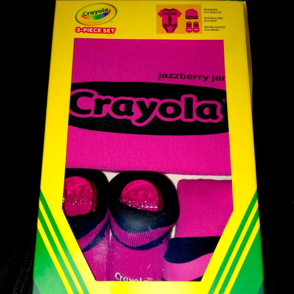 Crayola 3 pieces set 6-12 month